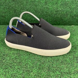 Rothy's The Original Slip On Women's Size 8.5 Black Knit Loafer Shoes